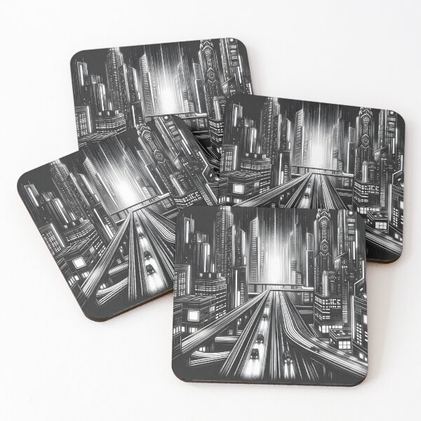 Item preview, Monochrome Metropolis designed and sold by cryolith7454.
