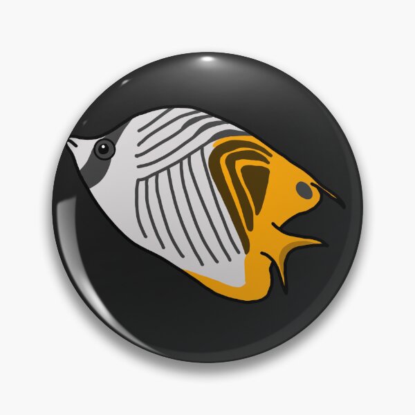 Item preview, Threadfin Butterfly Fish designed and sold by Leapingdoe.