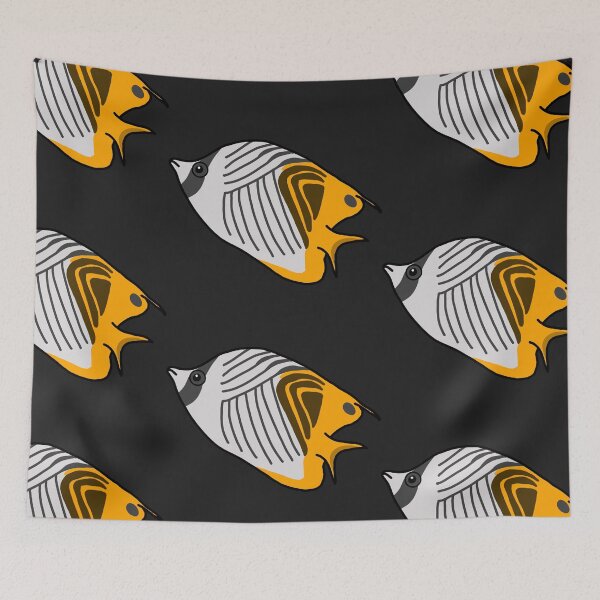 Item preview, Threadfin Butterfly Fish designed and sold by Leapingdoe.