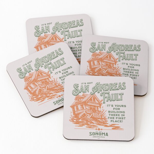 Item preview, It's not San Andreas fault, earthquake jokes. Sarcastic humour designed and sold by Shelmodine79.