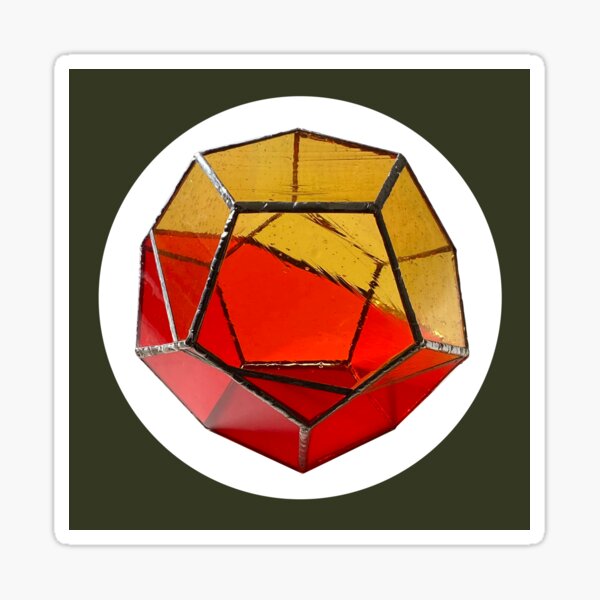 Item preview, Glass Dodecahedron With A Straight-Line Trajectory  designed and sold by Bronna Butler.