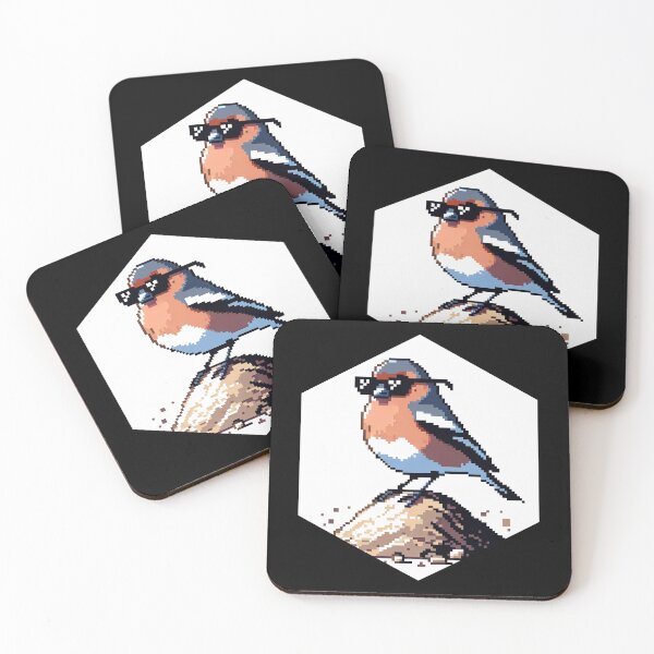 Item preview, Finch with Sunglasses designed and sold by AbsoluteA.