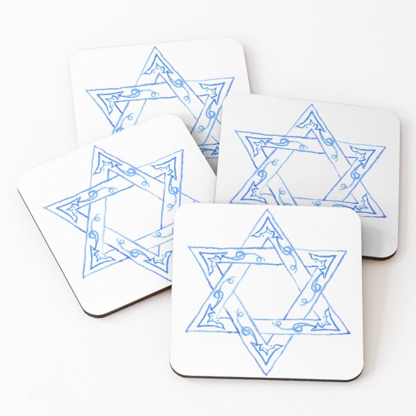 Item preview, Hand-Painted Watercolor Star of David  designed and sold by marieofroumania.