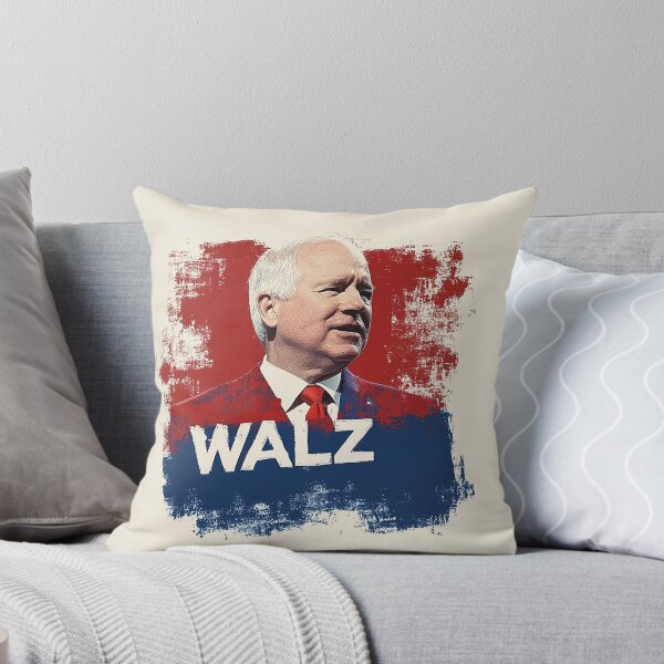 Artikelvorschau, Tim Walz 2024 Kunst entworfen und verkauft von Retro Travel Design.