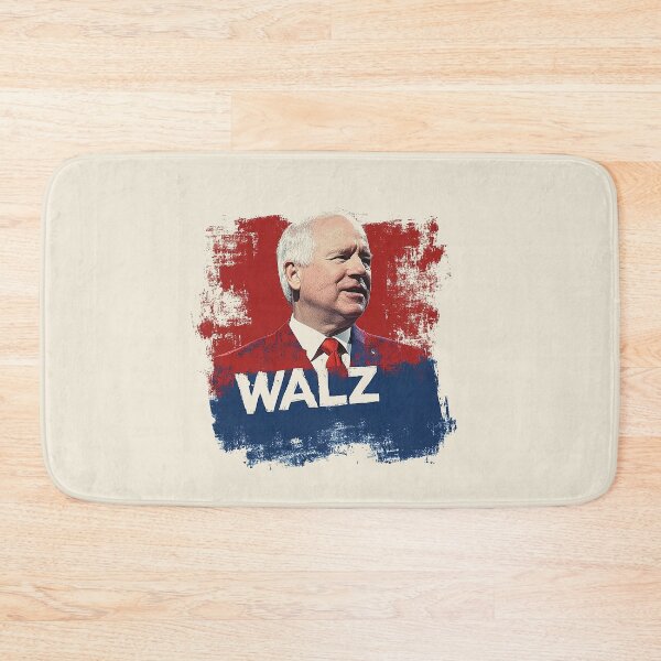 Artikelvorschau, Tim Walz 2024 Kunst entworfen und verkauft von Retro Travel Design.