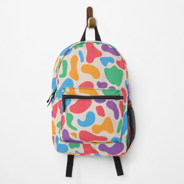 Item preview, Bright Rainbow Cow Print Pattern designed and sold by Yasminepatterns .