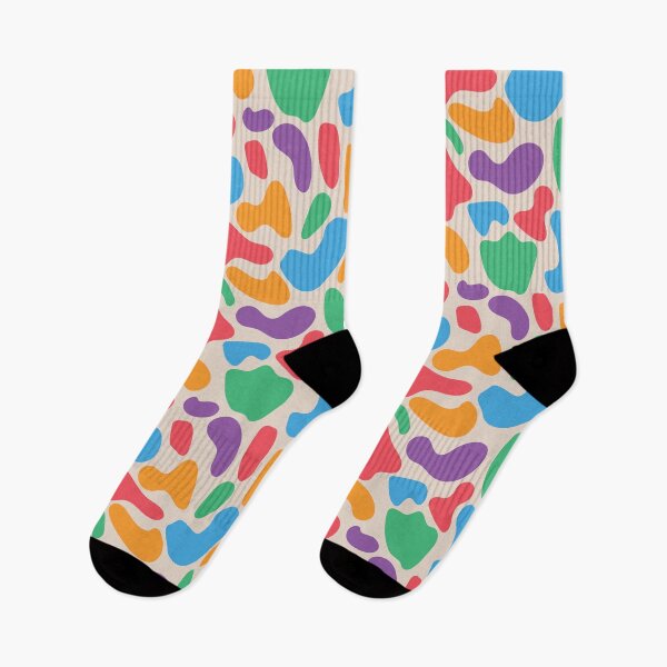 Item preview, Bright Rainbow Cow Print Pattern  designed and sold by Yasminepatterns .