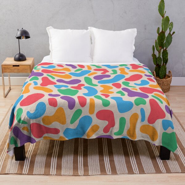 Item preview, Bright Rainbow Cow Print Pattern designed and sold by Yasminepatterns .