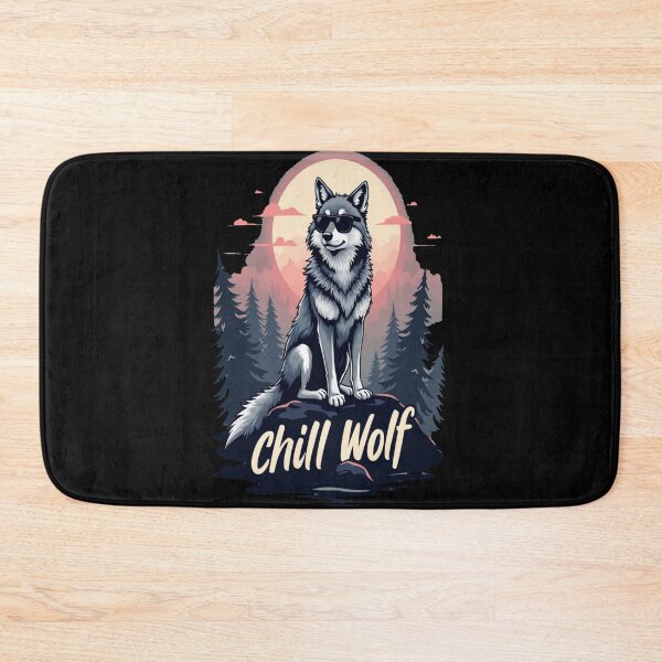 Item preview, Chill Wolf Text Design designed and sold by BirdsnStuff.