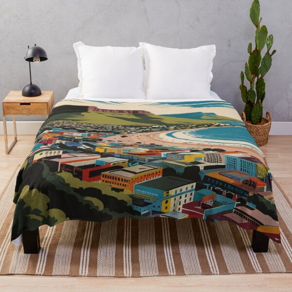 Item preview, Cape Town Vintage Travel Poster designed and sold by TravelerRat.