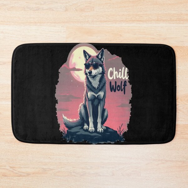 Item preview, Chill Wolf Text Design designed and sold by BirdsnStuff.
