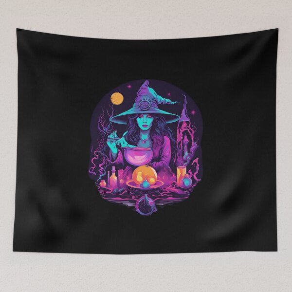 Item preview, Mystical Witchcraft & Magic: Surrealism & Synthwave Fusion D10 designed and sold by pixelandcrafted.
