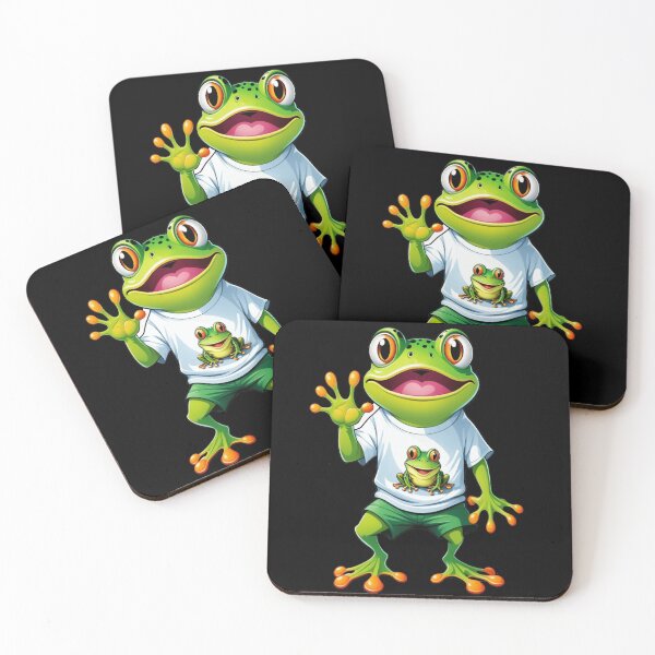 Item preview, Green Happy Frog designed and sold by BirdsnStuff.