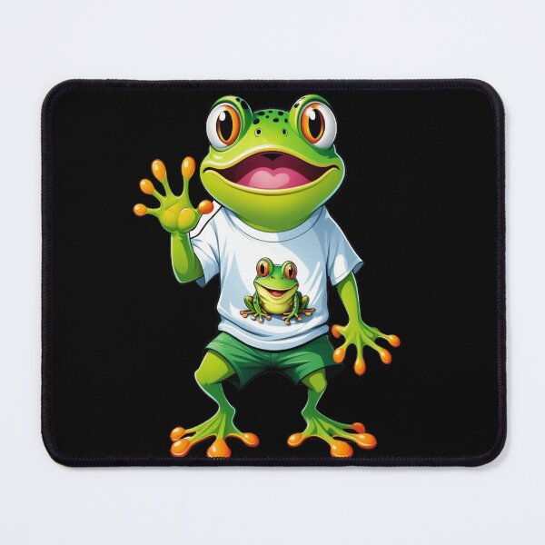 Item preview, Green Happy Frog designed and sold by BirdsnStuff.