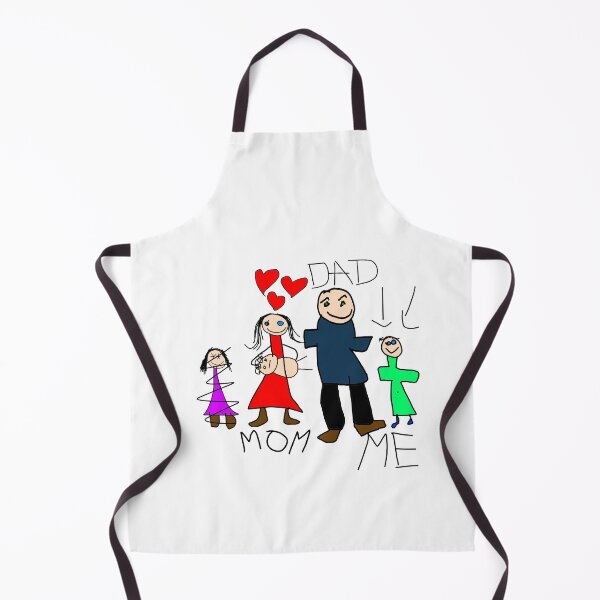 Item preview, Family Portrait – Hand-Drawn Family Doodle, Funny Sketch with Sister Barricade designed and sold by koreatvtea.