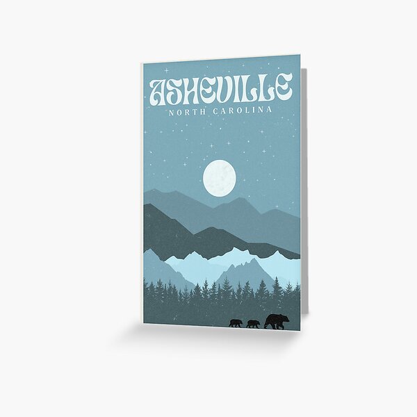 Item preview, Asheville, North Carolina Postcard Print designed and sold by embaesz.