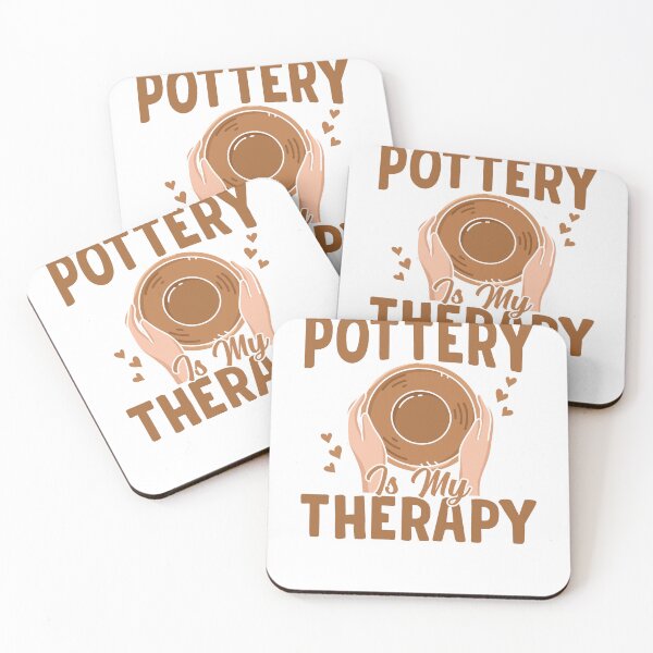 Item preview, Pottery Is My Therapy - Cute Ceramic Artist Gift designed and sold by Pobru.