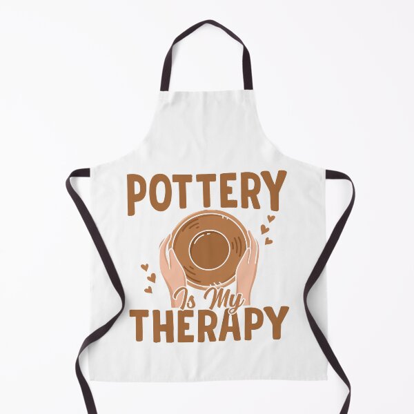 Item preview, Pottery Is My Therapy - Cute Ceramic Artist Gift designed and sold by Pobru.