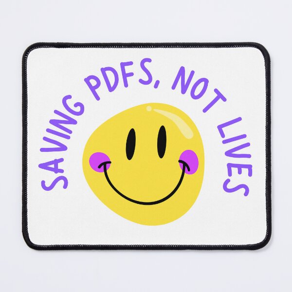 Item preview, saving PDFS not lives designed and sold by EllesBellesArt.