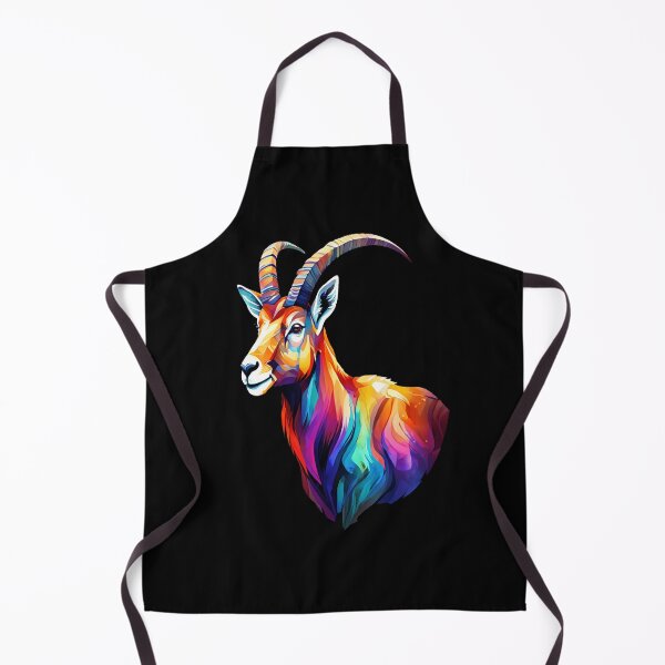 Item preview, Wild Ibex in Rainbow Colors designed and sold by BirdsnStuff.