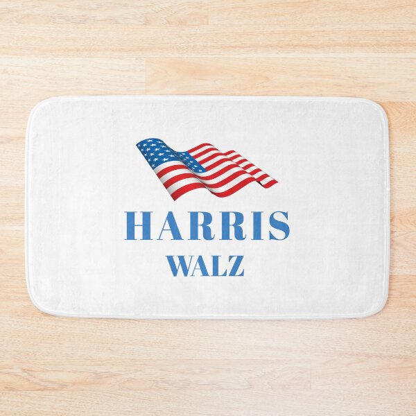 Item preview, Harris Walz Ripple Flag designed and sold by KATKattalestv.