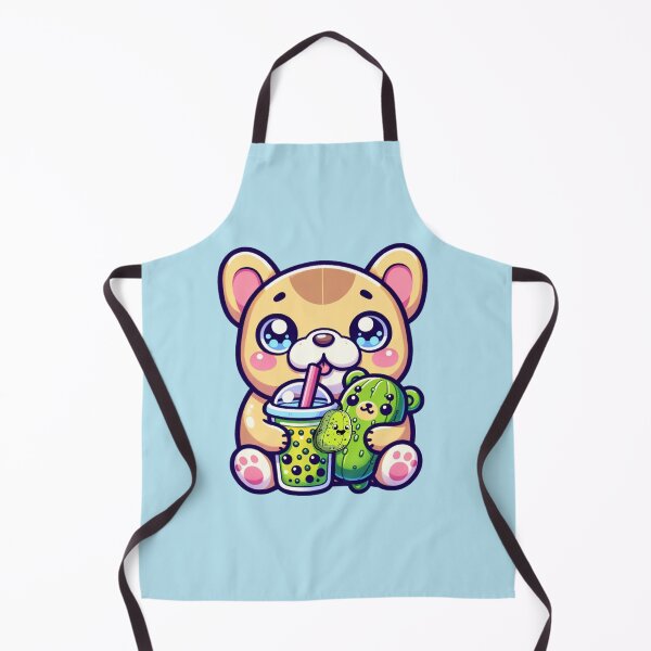 Item preview, Kawaii Frenchie with a pickle bear and its baby pickle stickers and more designed and sold by CRandRRstickers.