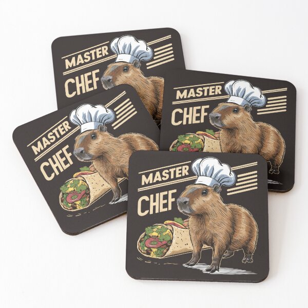 Item preview, Master Chef. Capybara Secret Society designed and sold by SixElements.