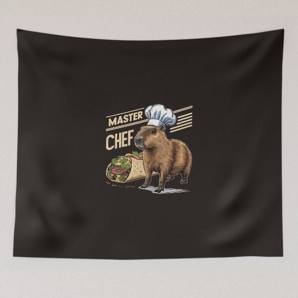 Item preview, Master Chef. Capybara Secret Society designed and sold by SixElements.