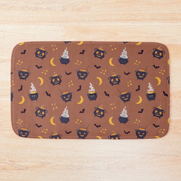 Item preview, Halloween Pattern bats and cauldrons designed and sold by Anna-StekArt.