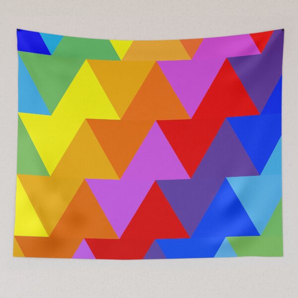 Item preview, Color Shifting Triangle Artistic Pattern Design designed and sold by signshirtz.