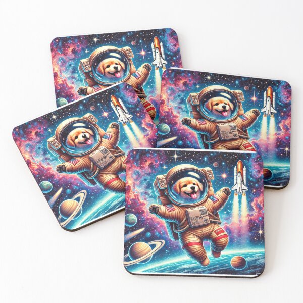 Item preview, Canine Adventure in the Cosmos designed and sold by Trac-Fusion.