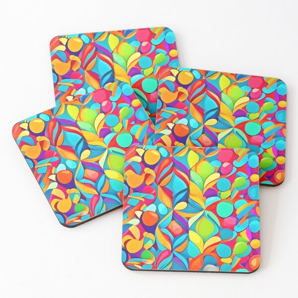 Item preview, Vibrant Abstract Floral Explosion designed and sold by Health And Fitness Posts e-Store.