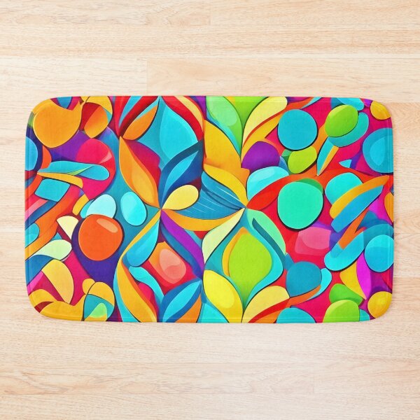 Item preview, Vibrant Abstract Floral Explosion designed and sold by Health And Fitness Posts e-Store.
