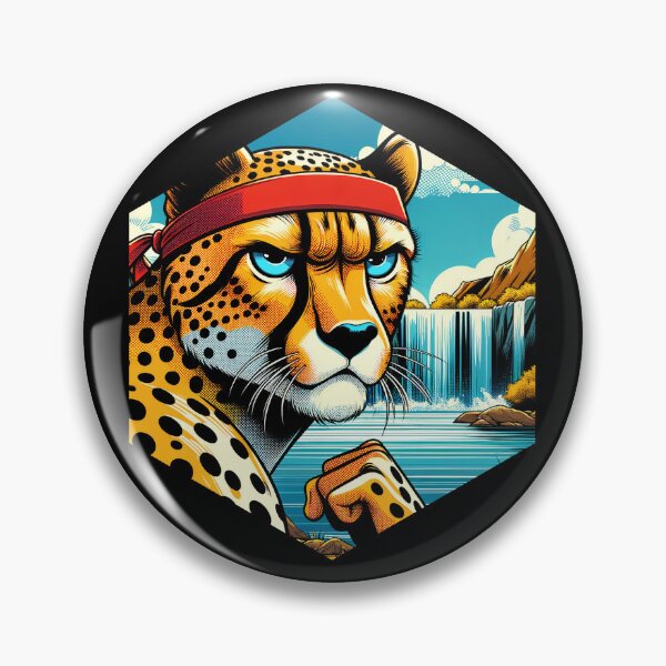 Item preview, Frowning Cheetah designed and sold by AbsoluteA.