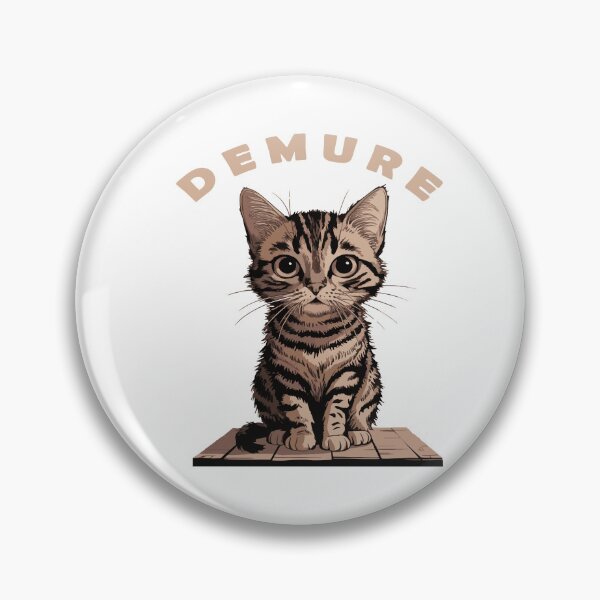Item preview, demure cat designed and sold by Winther-Art.