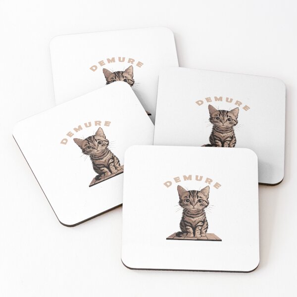 Item preview, demure cat designed and sold by Winther-Art.