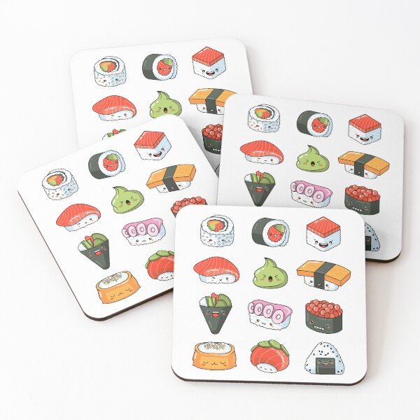 Item preview, Kawaii Japanese Sushi Pack designed and sold by KILLTHEBOX.