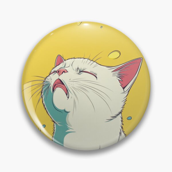 Item preview, Crying Cat Meme with Yellow Background Design designed and sold by memememescat.