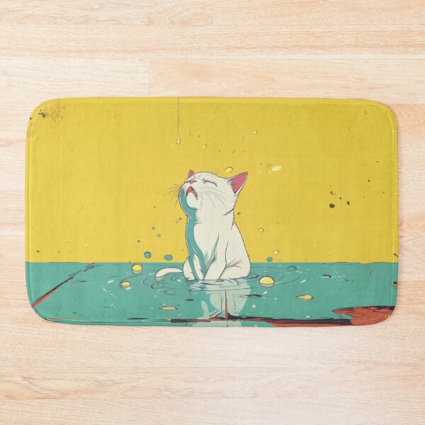 Item preview, Crying Cat Meme with Yellow Background Design designed and sold by memememescat.