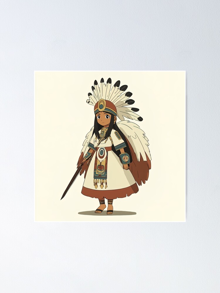 Coatlicue, Aztec goddess Anime style