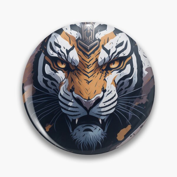 Item preview, Fiery Fury: Asian Tiger Illustration designed and sold by Mateop.