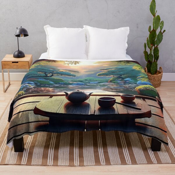 Item preview, Tranquil Reflections: A Serene Tatami Room with a Forest View designed and sold by aniscapes.