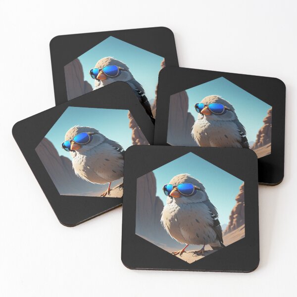 Item preview, Finch with Sunglasses designed and sold by AbsoluteA.