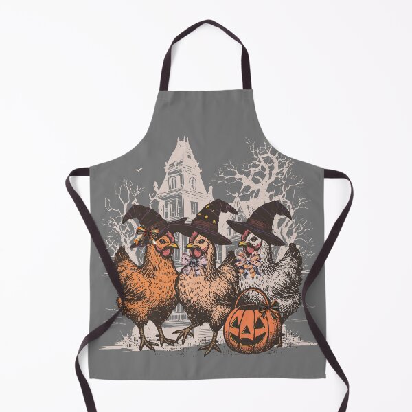 Item preview, vintage chicken witchy retro coven Halloween gifts designed and sold by BronikowskiART.
