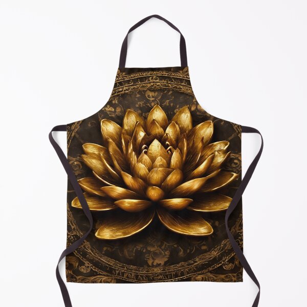Item preview, MANDALA PATTERN 03 - Gift items and personal use / Pattern, Lotus, Circle, Geometric, Symmetry, lily, Golden,  Spiritual, Meditation, Yoga, Petals, Art designed and sold by LumDesignArt.