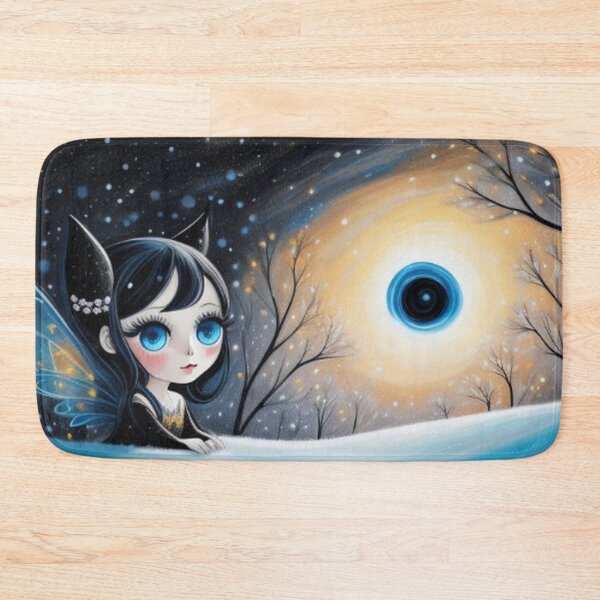 Item preview, Big Blue Eyes In Winter Storm designed and sold by TheDarkWardrobe.