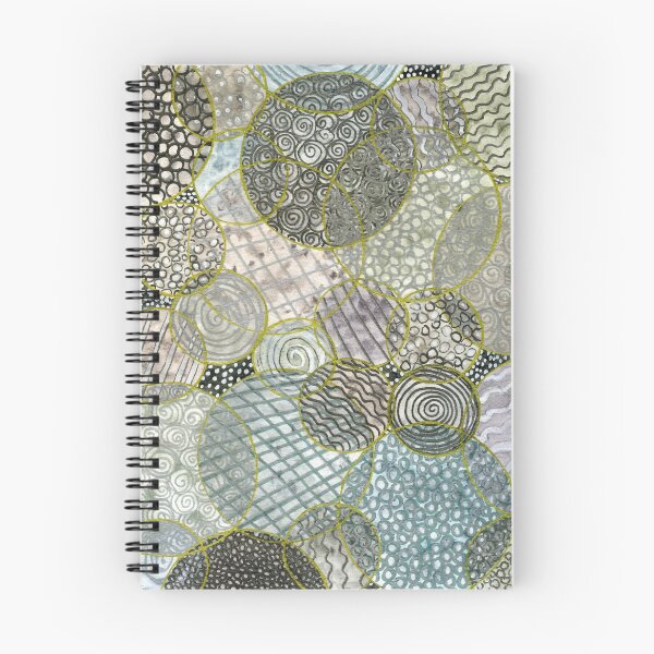 Item preview, Abstract Patterned Circles in Metallic and Earth Tones designed and sold by LymphomaLass.