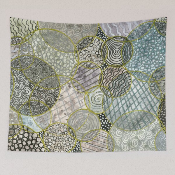 Item preview, Abstract Patterned Circles in Metallic and Earth Tones designed and sold by LymphomaLass.