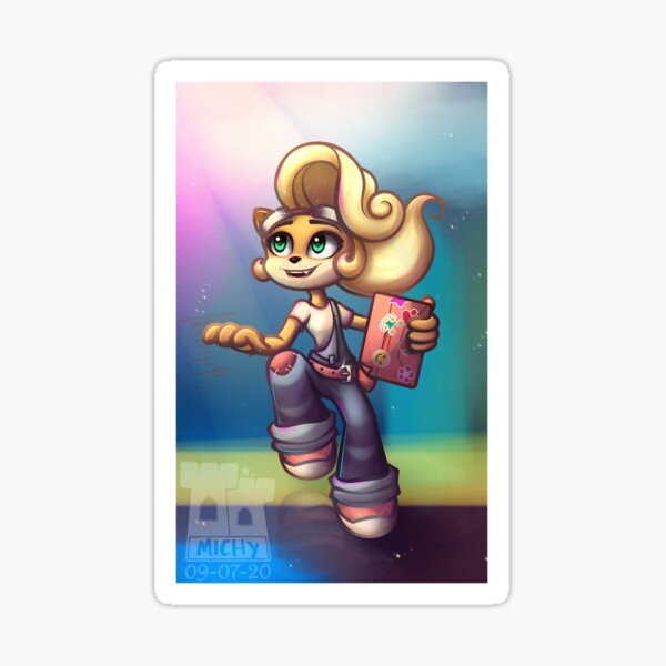 Vista previa del artículo con la obra «Coco Bandicoot 4», diseñado y vendido por Starckles.