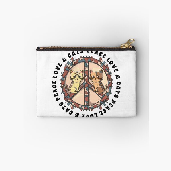 Item preview, Peace Love Cats T Shirt designed and sold by PetSafari.